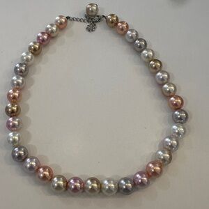 Elegant Multicolor Pearl Necklace